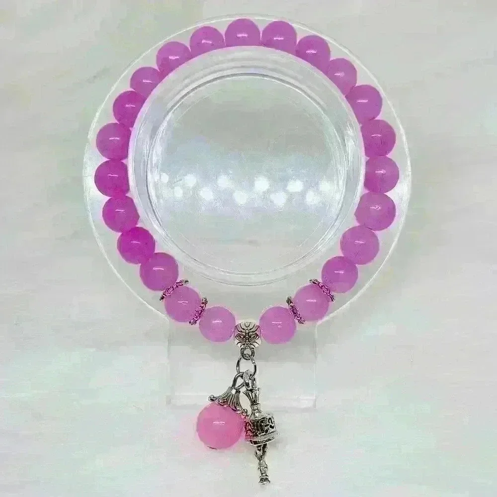 Pinky Pink Beaded Bracelet